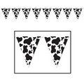 Cow Print Pennant Banner